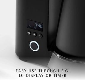 WMF KITCHENMINIS AROMA COFFEE MAKER THERMO TO GO DEEP BLACK