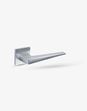 Groel Strip door handle set on squared rose
