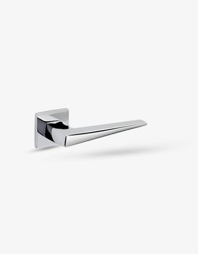 Groel Strip door handle set on squared rose