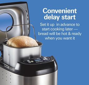 Hamilton Beach Artisan Dough & Bread Maker Black