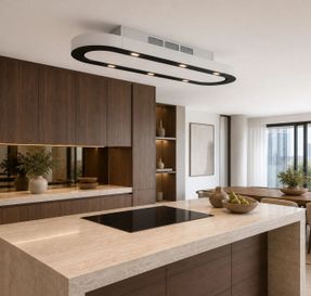 Luxair Pista 120cm Recirculating Only Ceiling Cooker Hood