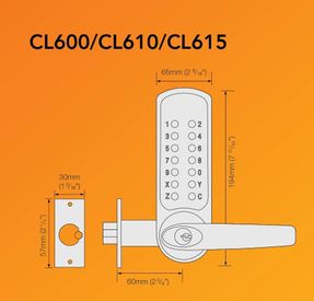 Codelocks CL600 Marine Panic Access Kit