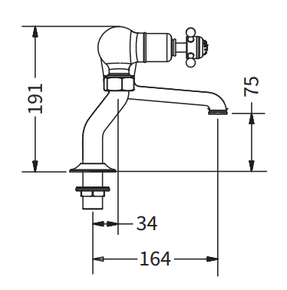 Crosswater Belgravia Bath Tap