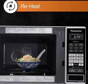 Panasonic 20l Grill Microwave Oven (Nn-gt221wfdg, White, Power Grill)