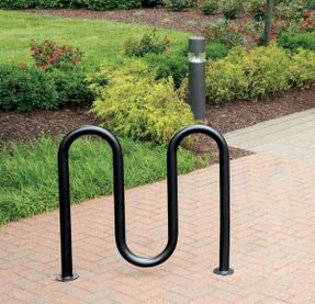 Anova Streetside 5-Bike/3-Loop Bike Rack, Powder Coated, Surface Mount