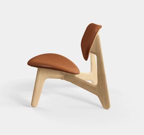 Tom Dixon Slab Natural Wood Lounge Chair