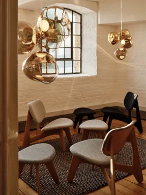 Tom Dixon Slab Natural Wood Lounge Chair