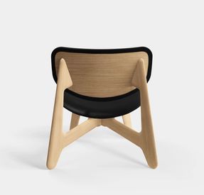 Tom Dixon Slab Natural Wood Lounge Chair