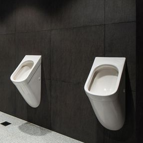 Caroma Cube 0.8l Electronic Urinal Series Ii Nz Fit Out