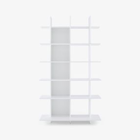 Ligne Roset Alliteration Single Shelving Unit White Lacquer