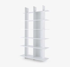 Ligne Roset Alliteration Single Shelving Unit White Lacquer