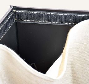 Limacdesign Laundry Hamper In Triple-Layer Leather Angela