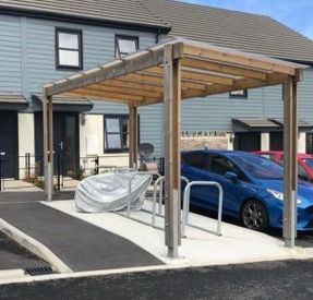 Langley Design Sheldon Cycle Shelter SCS300