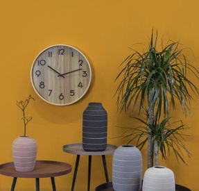 Present Time Wall Clock Pure Medium