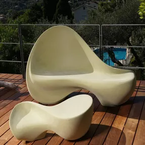 Serralunga Ripple Sofa Moleskin Outdoor Sofas