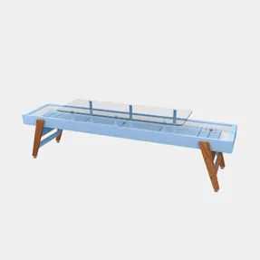 Rsbarcelona Track Dining Shuffleboard Table 9 ft