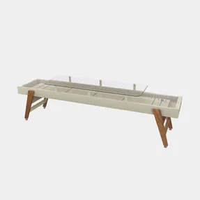 Rsbarcelona Track Dining Shuffleboard Table 9 ft