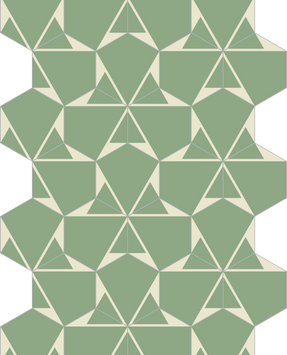 Bisazza Plisados Jade C Floor Tiles