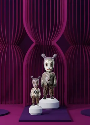 Lladro The Guest By Gary Baseman Sculpture. Small Model. Numbered Edition