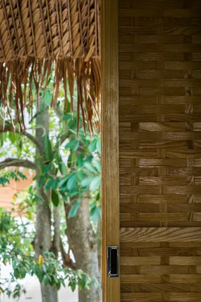 Tropical Holiday Twins Houses With Woven Sliding Panels