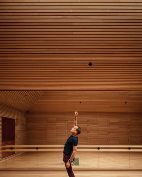 Rammed Earth Yoga Studio