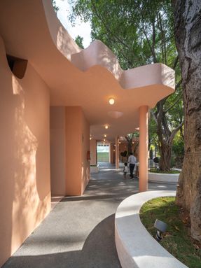 Pavilion of Pastel Shadows at the Shiyaling Park