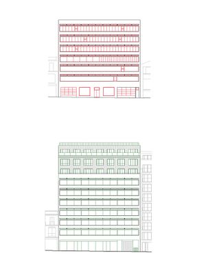 Garage Building into 63 Apartment Building