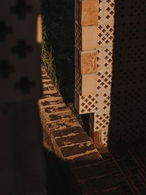 Ceramic Pavilions In The Northern Fields Of Valencia