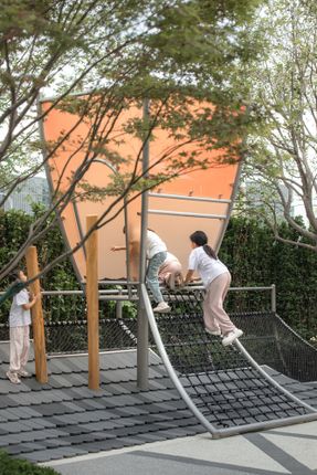 Traditional Chinese Aesthetic Children's Space Under Kongming Lantern
