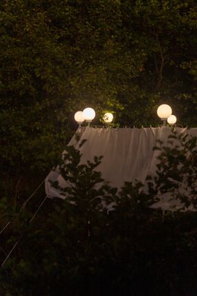 Temporary Installation At A Mountain River