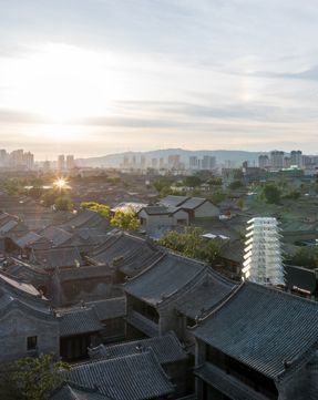 The Southeast Of Datong Ancient City Silk Road Tower