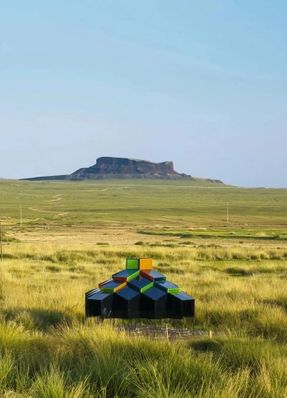 Modern Mongolian Ger Installation