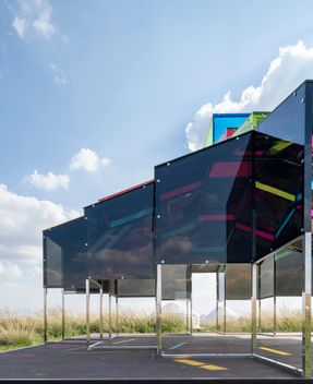 Modern Mongolian Ger Installation