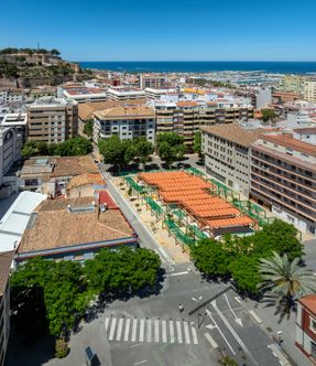 María Hervás Plaza In The Historic Center Of Dénia, Valencian Community