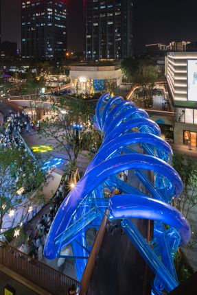 The Blue Rotary Membrane Bridge