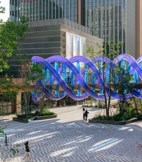 The Blue Rotary Membrane Bridge