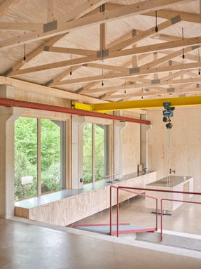House With Crane And Fan