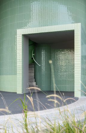 Nerve Lab. Experimental Sports Support Buildings On Double Happiness Island