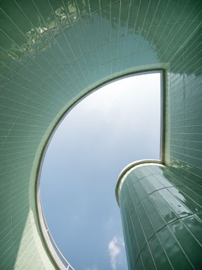 Nerve Lab. Experimental Sports Support Buildings On Double Happiness Island
