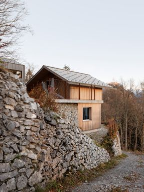 Swiss Alpine Cabin Reconstruction