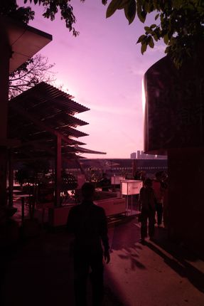 Mountain Alley Rooftop Teahouse Pavilions