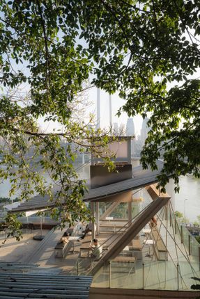 Mountain Alley Rooftop Teahouse Pavilions
