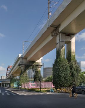 The Happy Spot Under The Light Rail