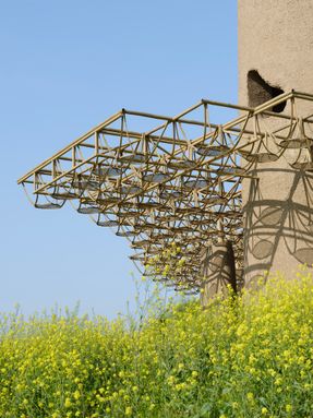 A Discovery Pavilion In The Longyou Wetlands