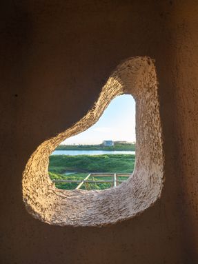 A Discovery Pavilion In The Longyou Wetlands