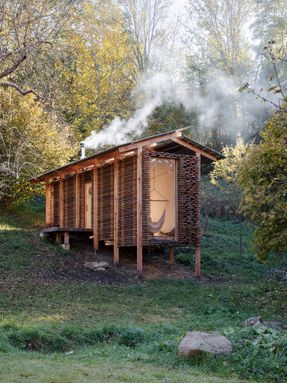 Wood-Stack Sauna Zaježová