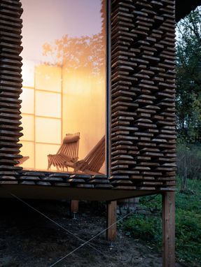 Wood-Stack Sauna Zaježová