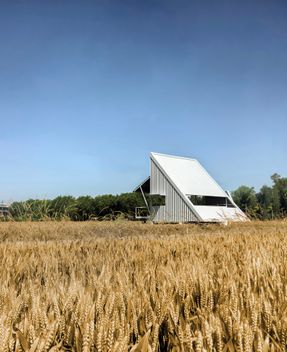 A White Barn