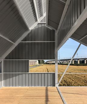 A White Barn