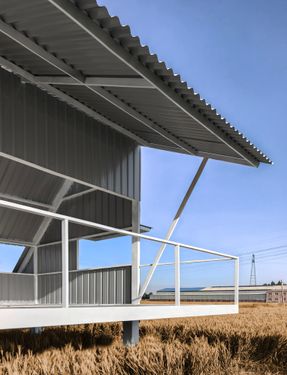A White Barn